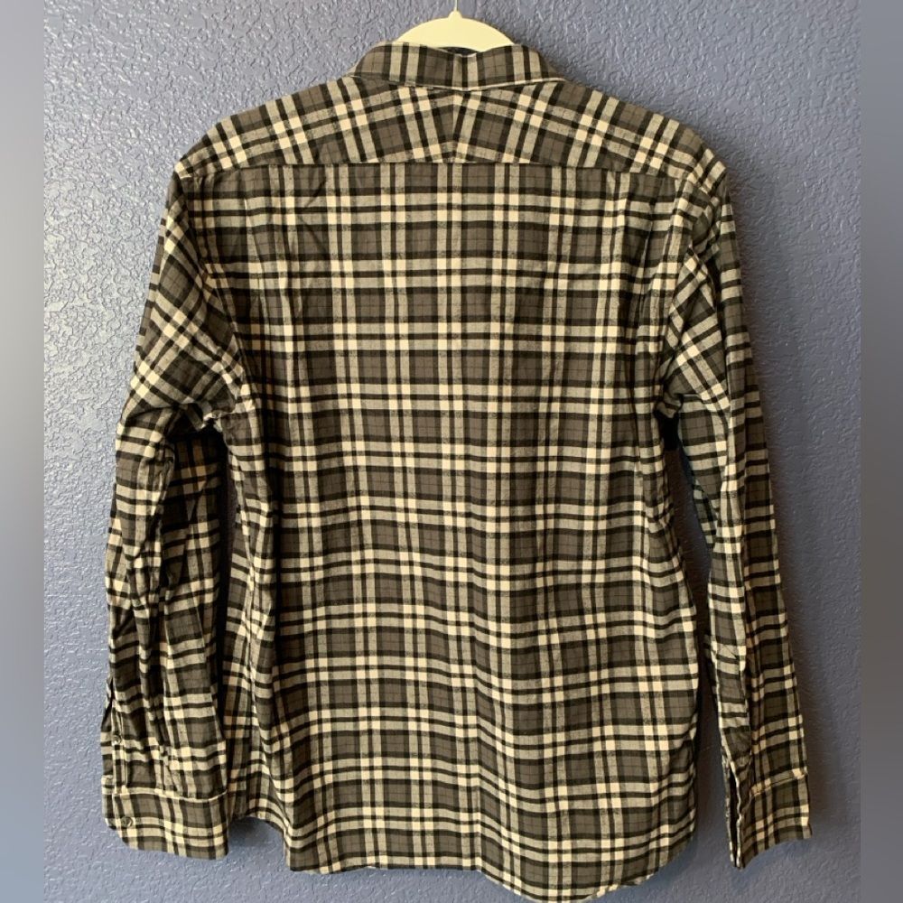 Simon Spurr Gray and Black Button Down Mens Casual Shirt | Large - Picture 3 of 3